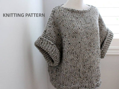 EASY Knit Sweater pattern