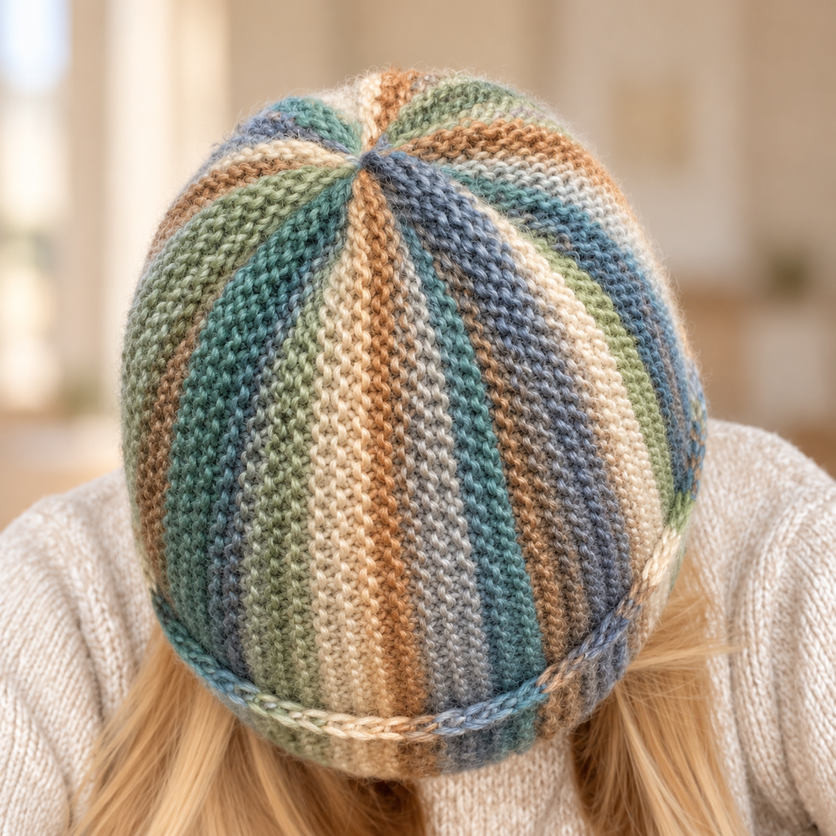 The Feelgood Beanie beginner-friendly knitting pattern