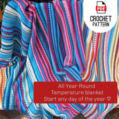 Temperature Blanket Crochet Pattern