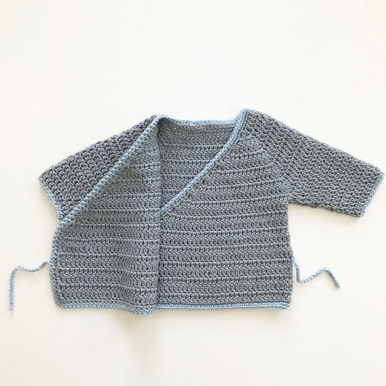 Baby Wrap Cardigan Crochet Pattern