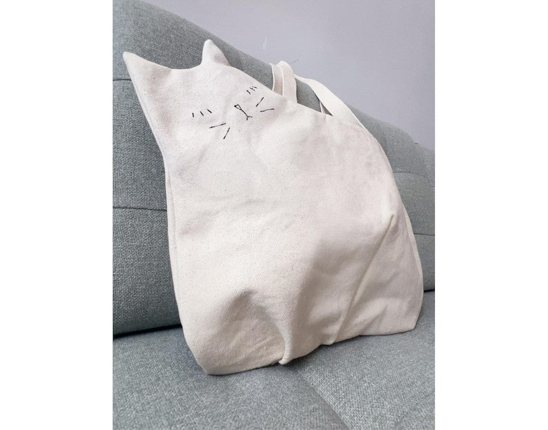 Cat Tote Bag Sewing Pattern