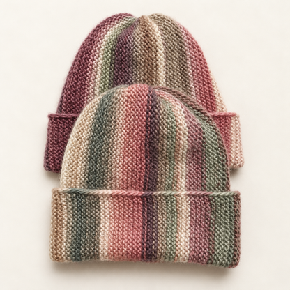 The Feelgood Beanie beginner-friendly knitting pattern
