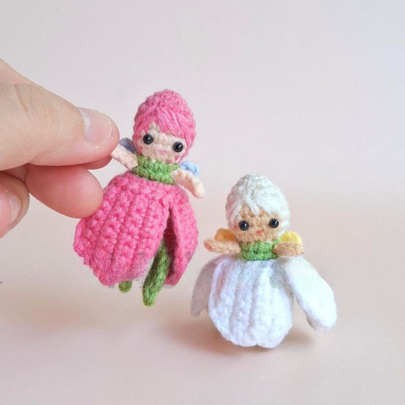 Reversible Jasmine and Mini Tulip Fairy Crochet Pattern