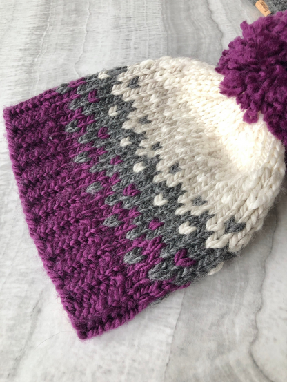 Quick Knit Fair Isle Hat Pattern