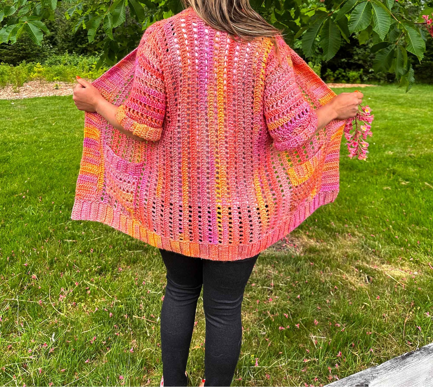 Blush of Summer Crochet Cardigan Pattern