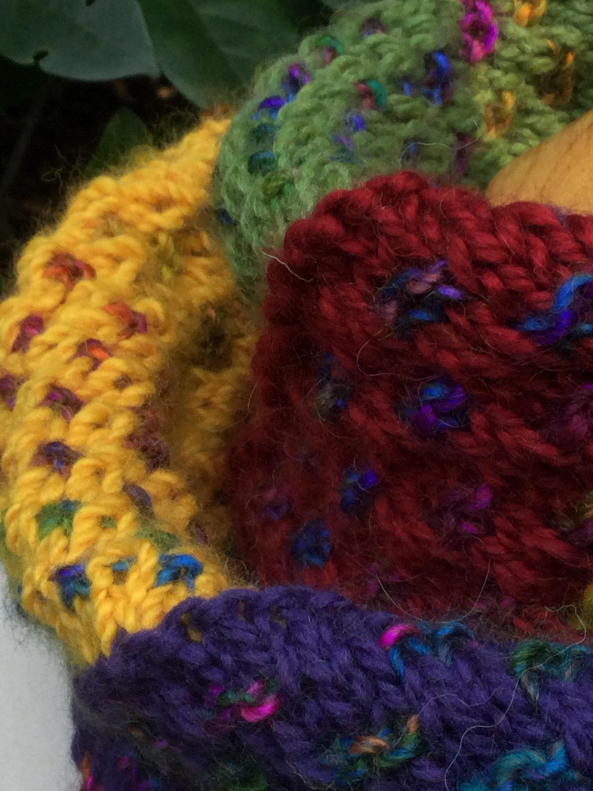 Crazy Quilt Scarf Knitting Pattern