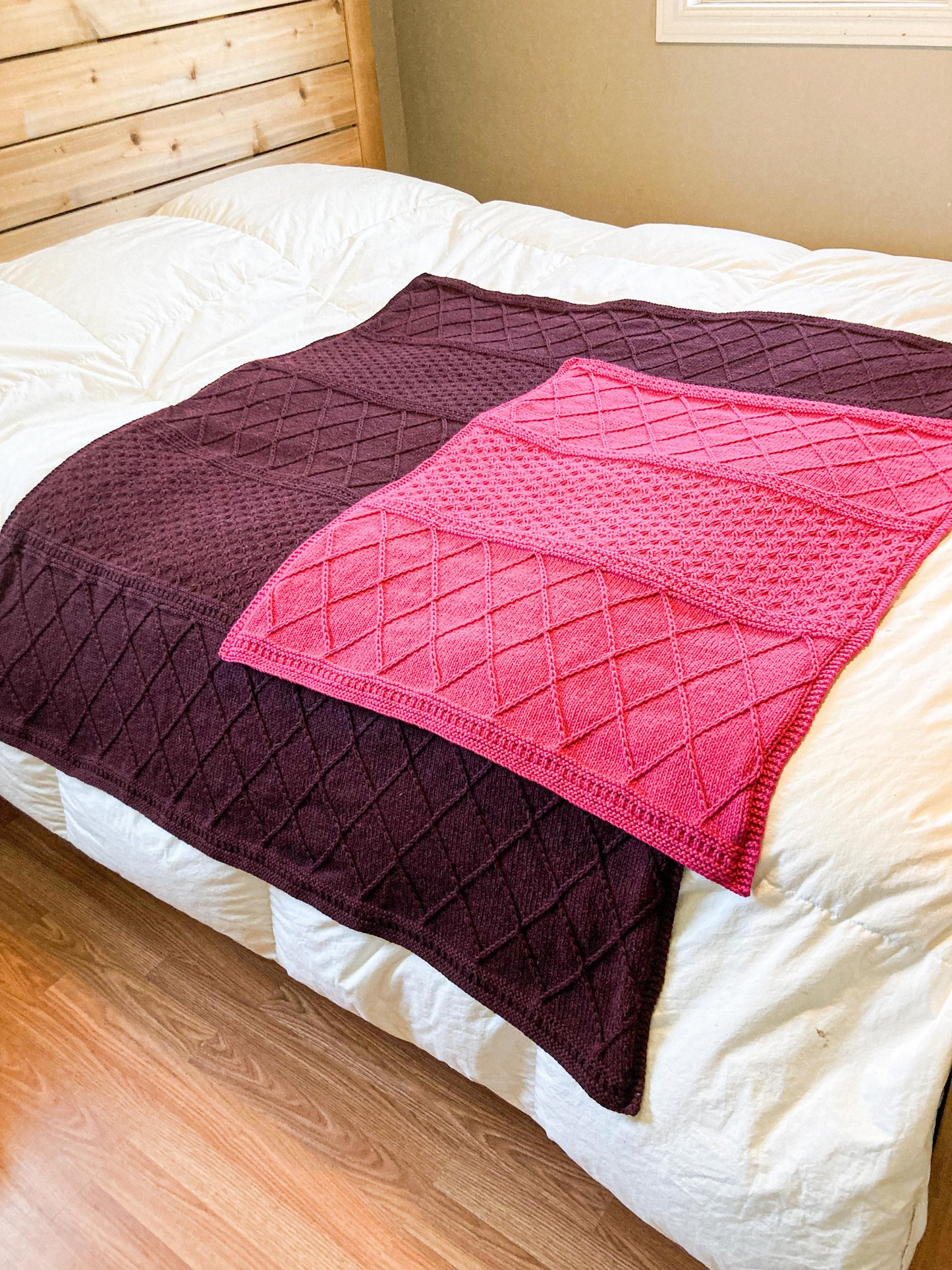 Berry Picking Blanket Knitting Pattern