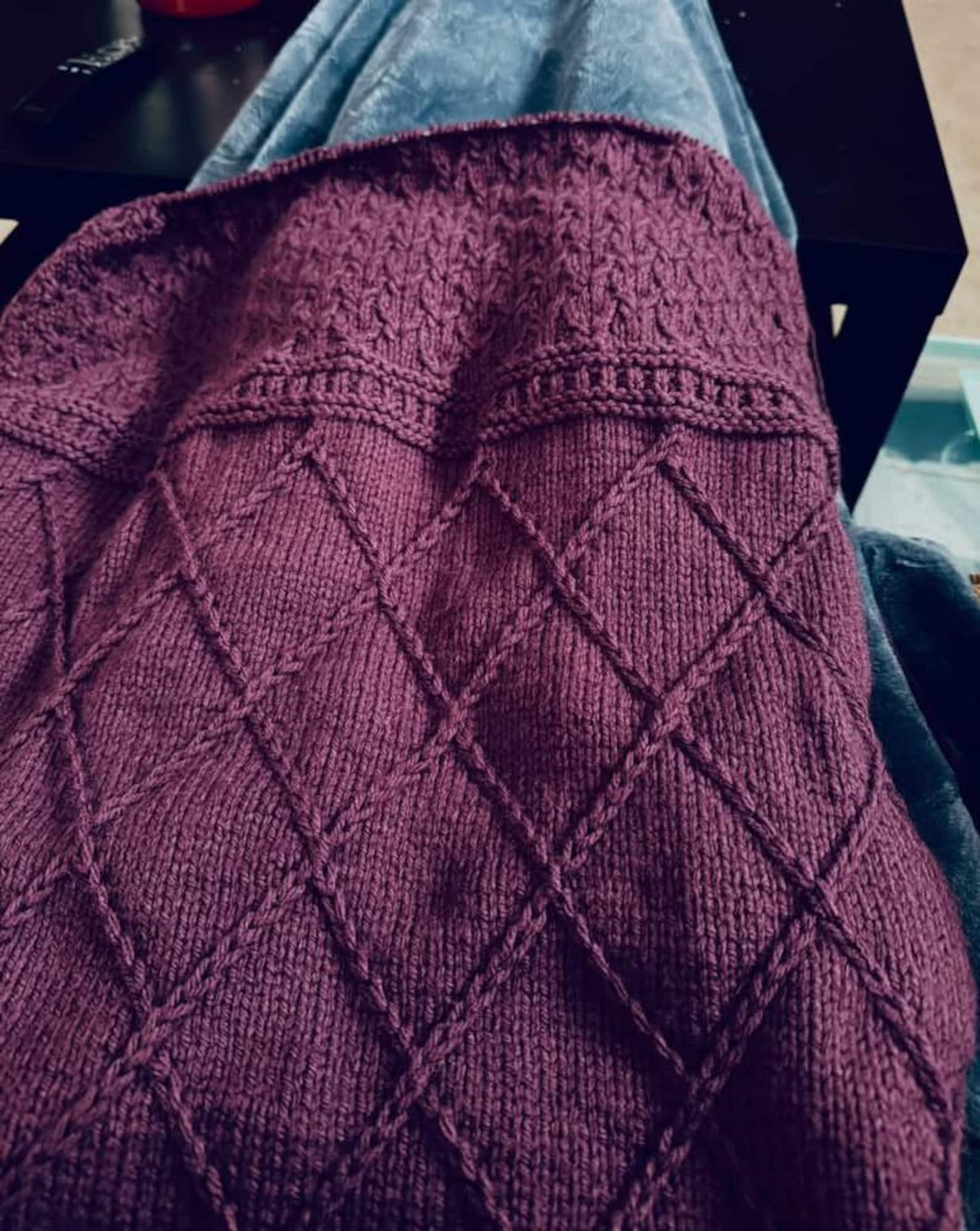 Berry Picking Blanket Knitting Pattern