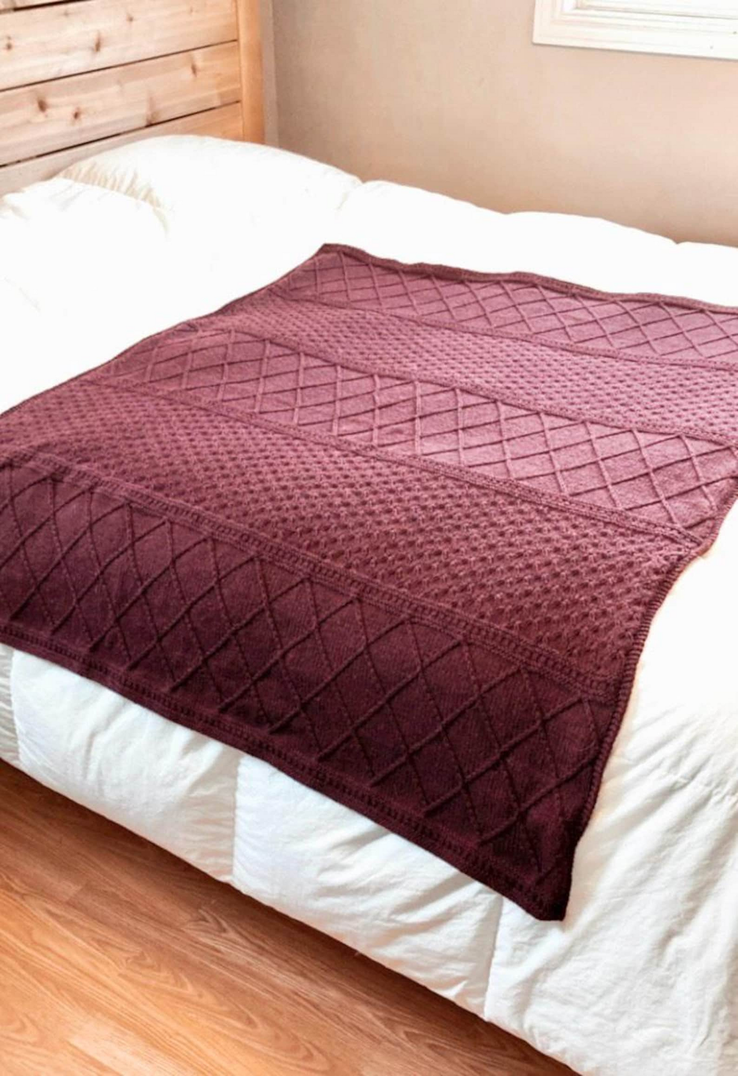 Berry Picking Blanket Knitting Pattern