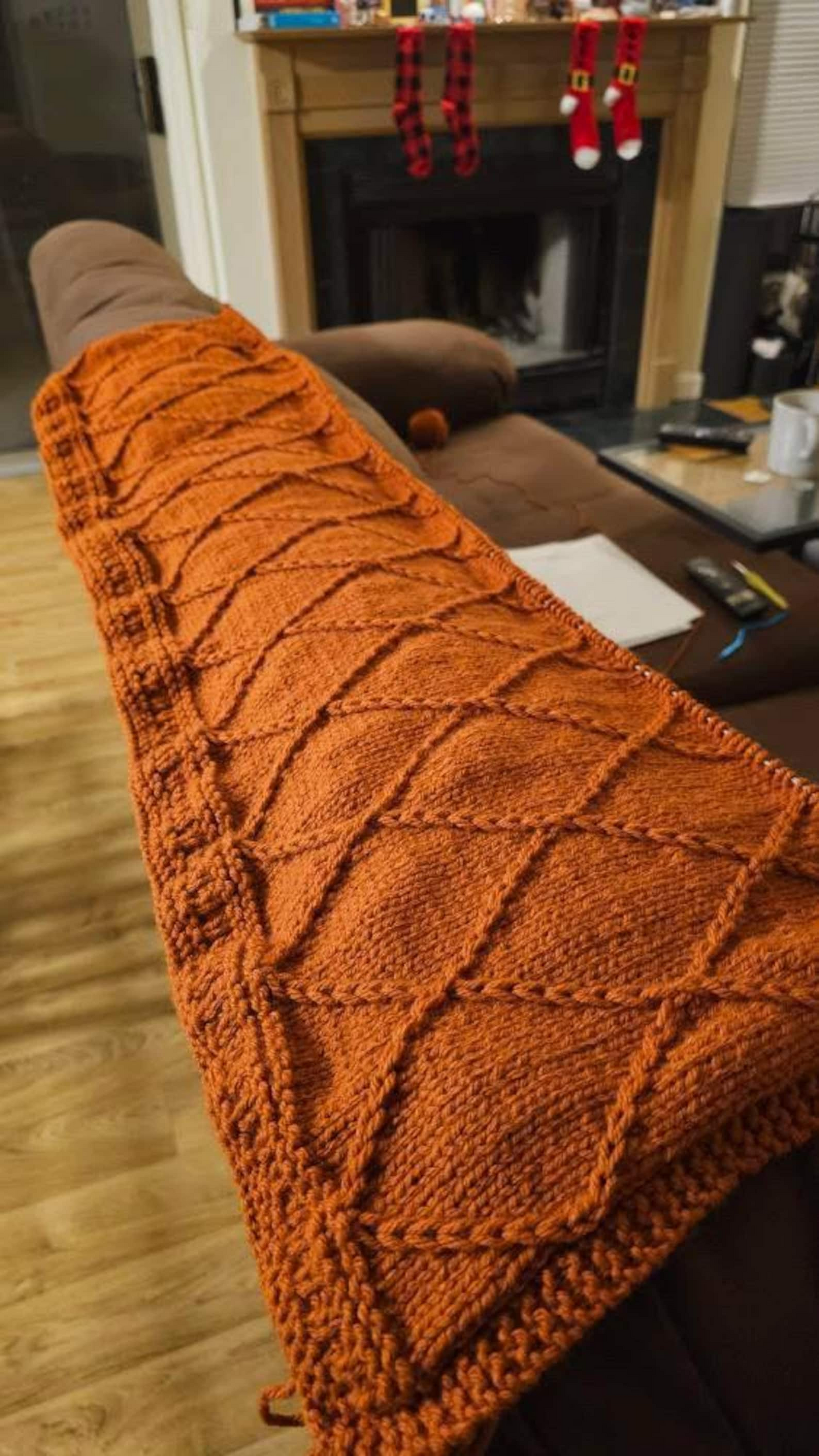 Berry Picking Blanket Knitting Pattern