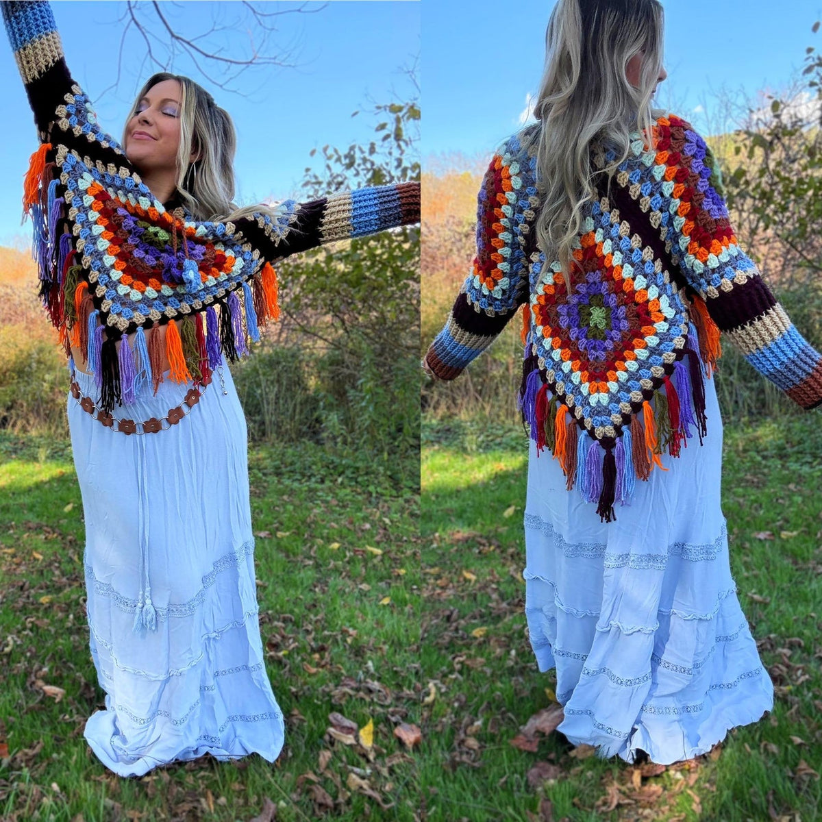 Crochet Poncho Sweater Pattern