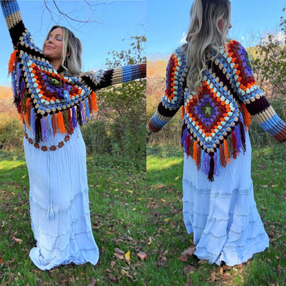 Crochet Poncho Sweater Pattern