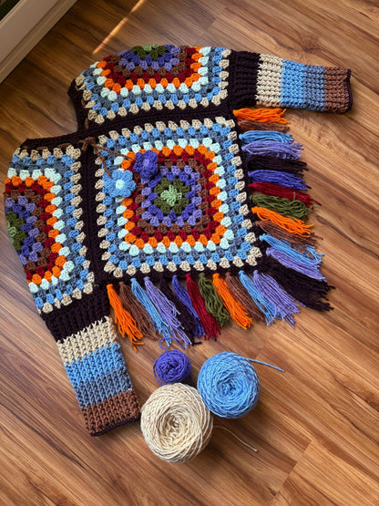 Crochet Poncho Sweater Pattern