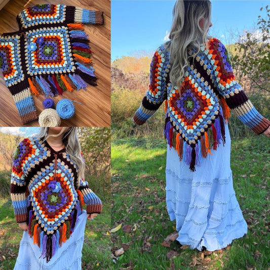 Crochet Poncho Sweater Pattern
