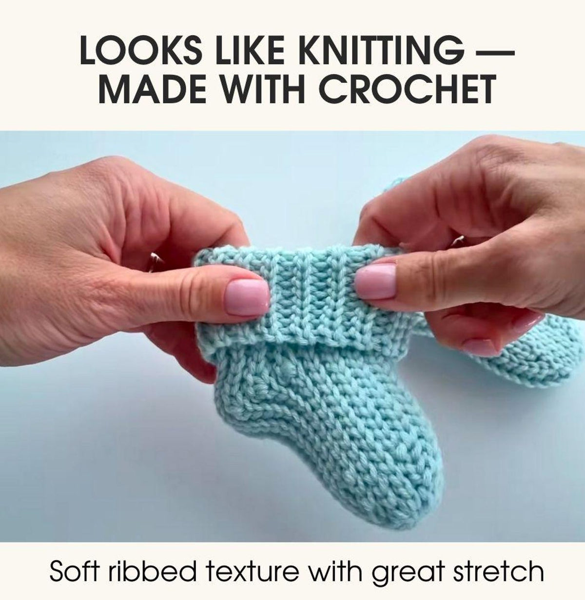 Crochet Baby Socks Pattern PDF