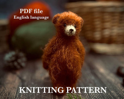 Knitting Toy Pattern “Little Bear Benny”