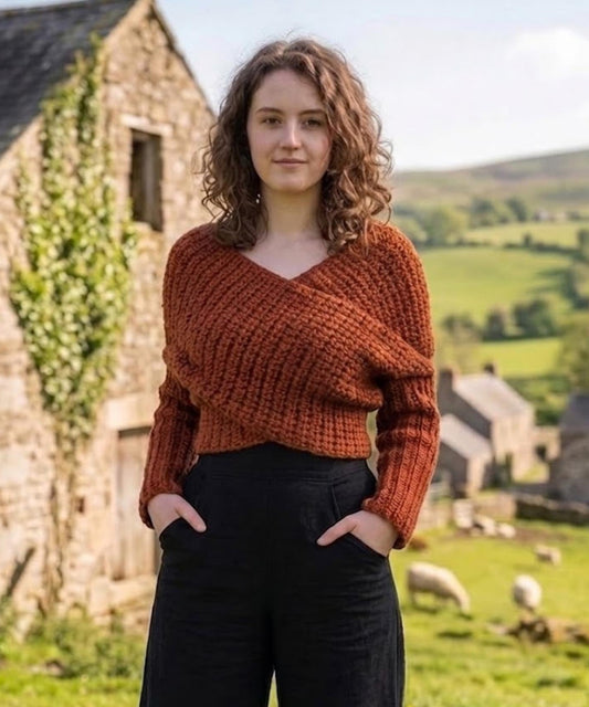 Crochet Wrap Sweater Scarf Pattern
