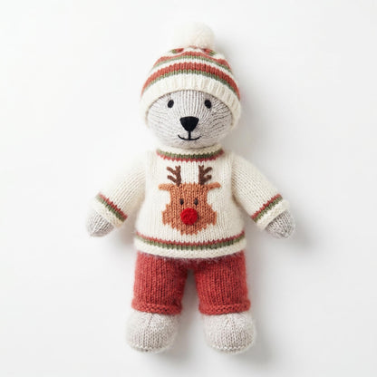 Knitting pattern for a cute bear