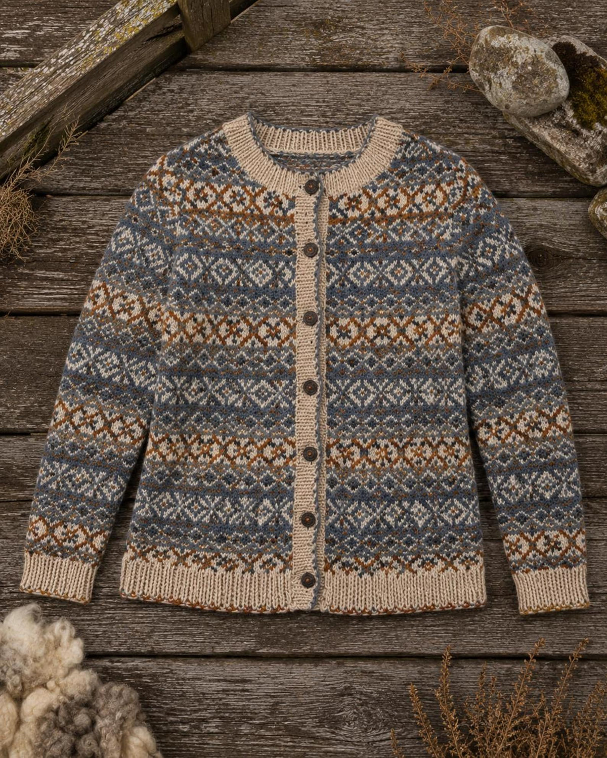 Saga Cardigan Knitting Pattern