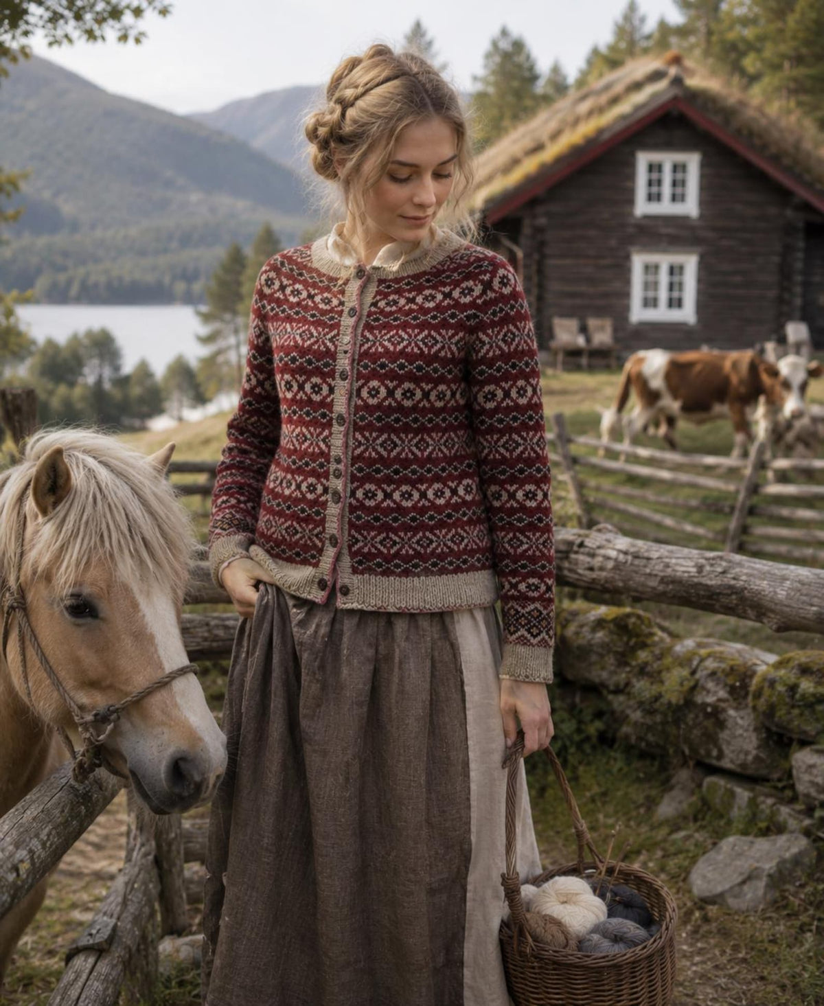 Saga Cardigan Knitting Pattern