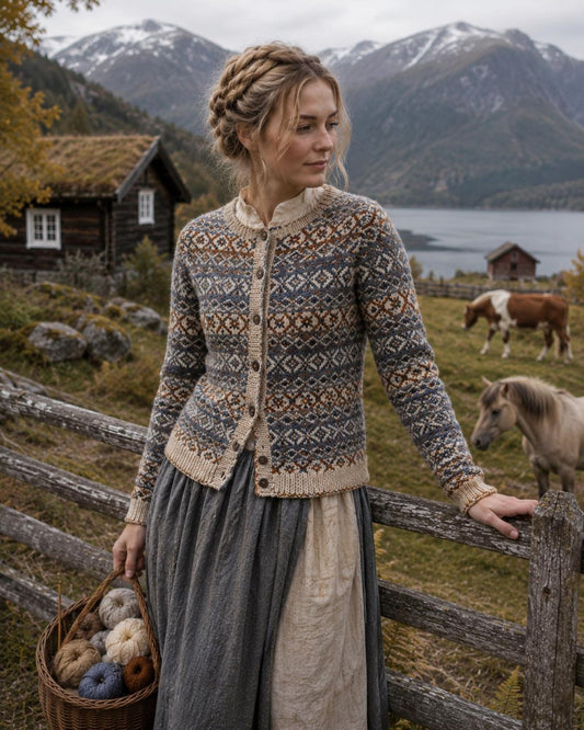 Saga Cardigan Knitting Pattern