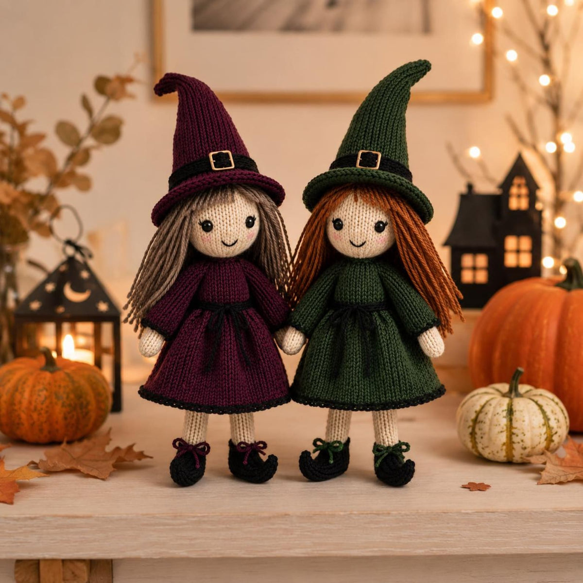 Halloween Witch Knitting Pattern