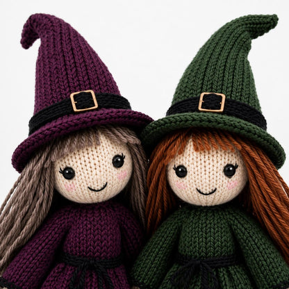 Halloween Witch Knitting Pattern