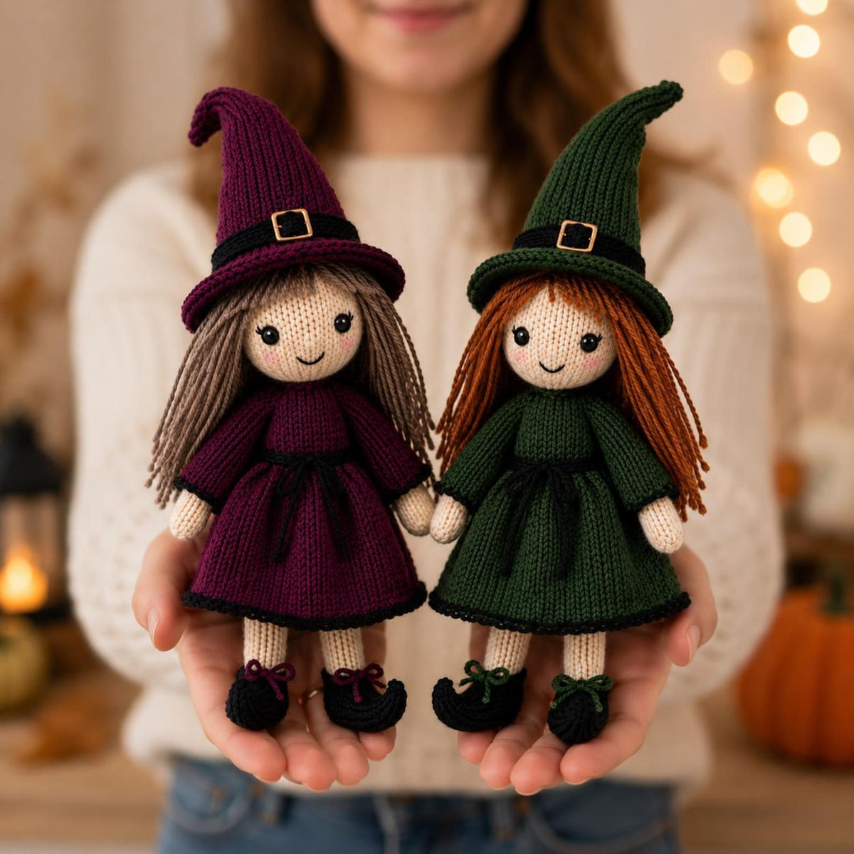 Halloween Witch Knitting Pattern