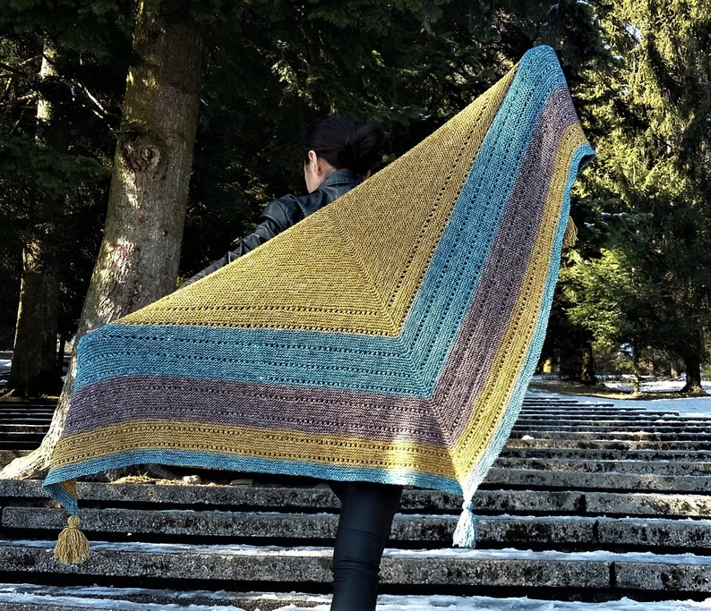 Corfu Shawl Knitting Pattern