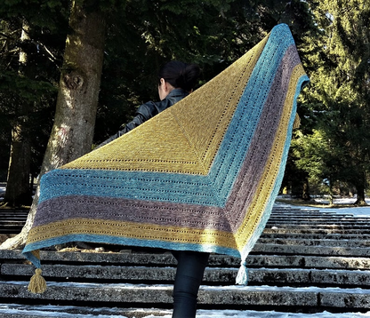 Corfu Shawl Knitting Pattern