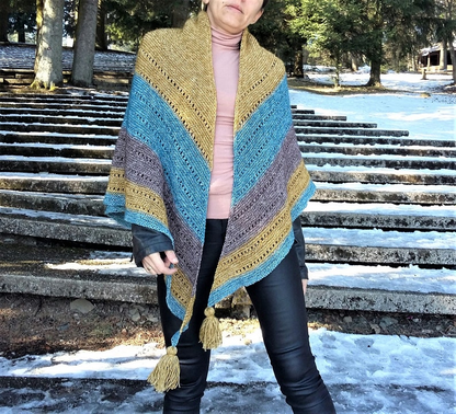 Corfu Shawl Knitting Pattern