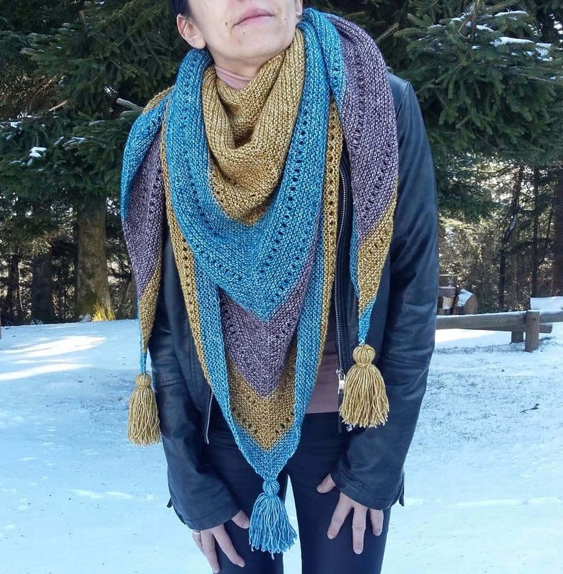 Corfu Shawl Knitting Pattern