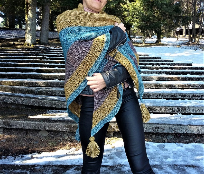 Corfu Shawl Knitting Pattern