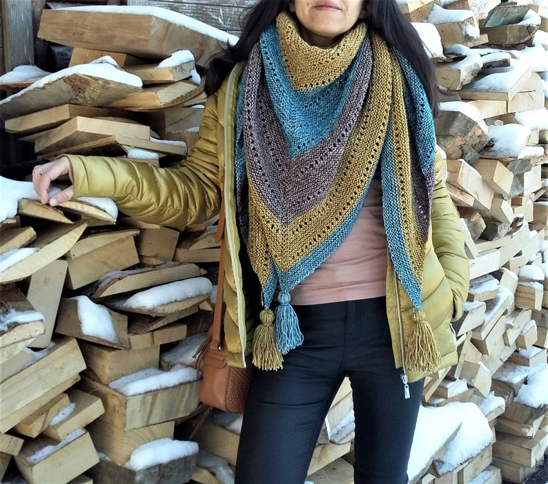 Corfu Shawl Knitting Pattern