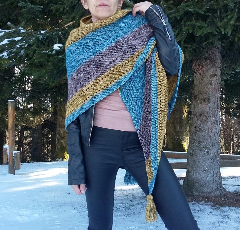 Corfu Shawl Knitting Pattern