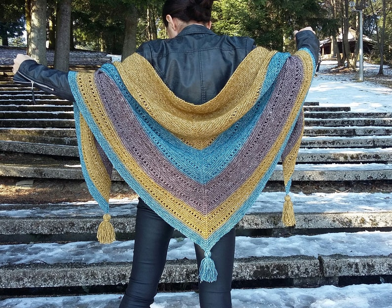 Corfu Shawl Knitting Pattern
