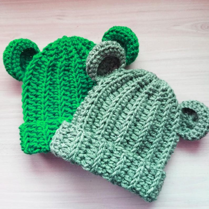Bear Beanie Crochet Pattern