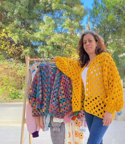 Everyday Use Cardigan, Oversized Cardigan Pattern