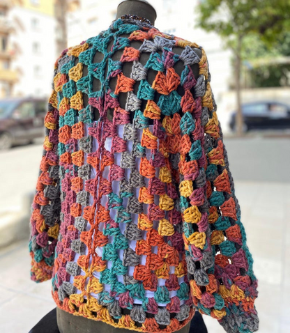 Everyday Use Cardigan, Oversized Cardigan Pattern