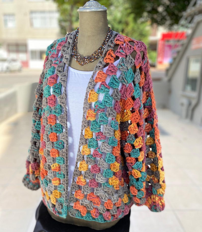 Everyday Use Cardigan, Oversized Cardigan Pattern