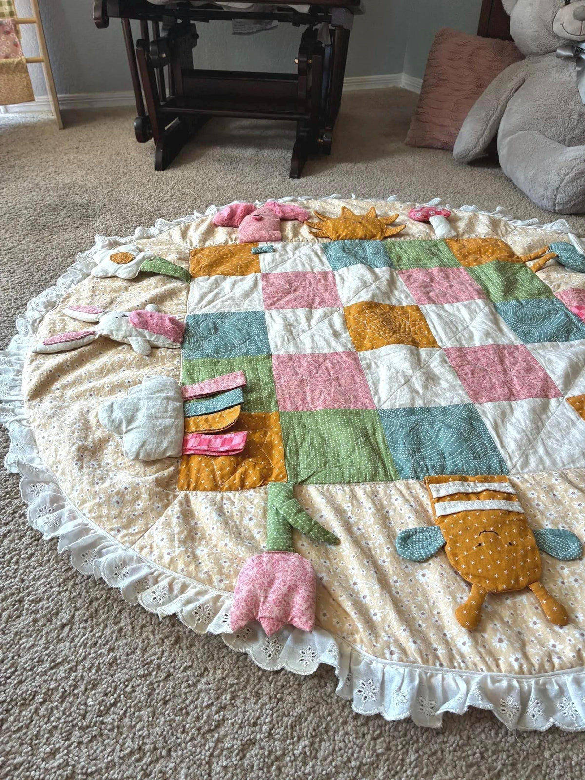 Springtime Baby Play Mat Sewing Pattern