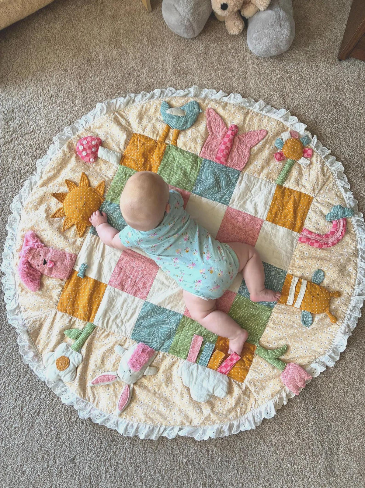 Springtime Baby Play Mat Sewing Pattern