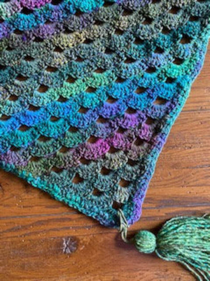 Cascading Shawl Crochet Pattern