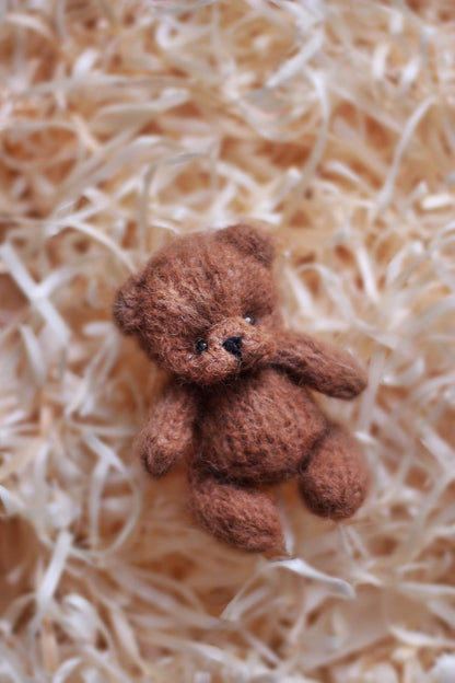 Tiny  Teddy Bear Knitting Pattern