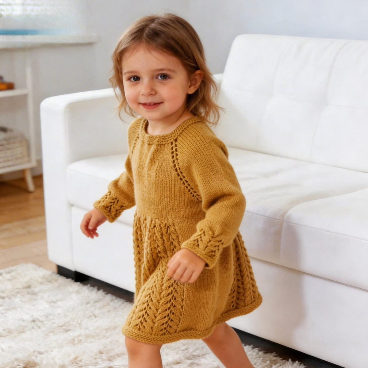 Baby Dress Knitting Pattern