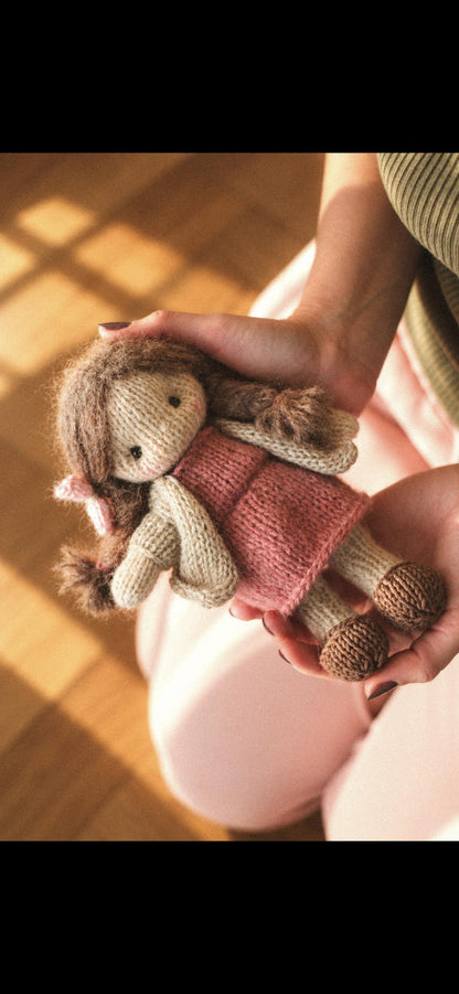 Knitting Pattern Girl toy