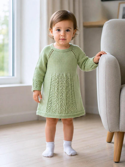 Baby Dress Knitting Pattern