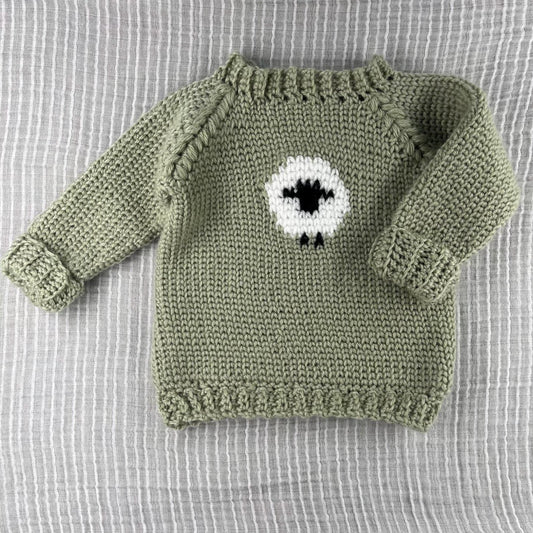 Baby Sheep Sweater Crochet Pattern