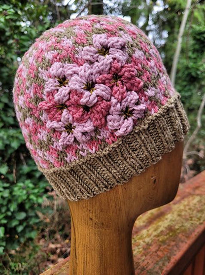 Sakura Beanie Knitting Pattern