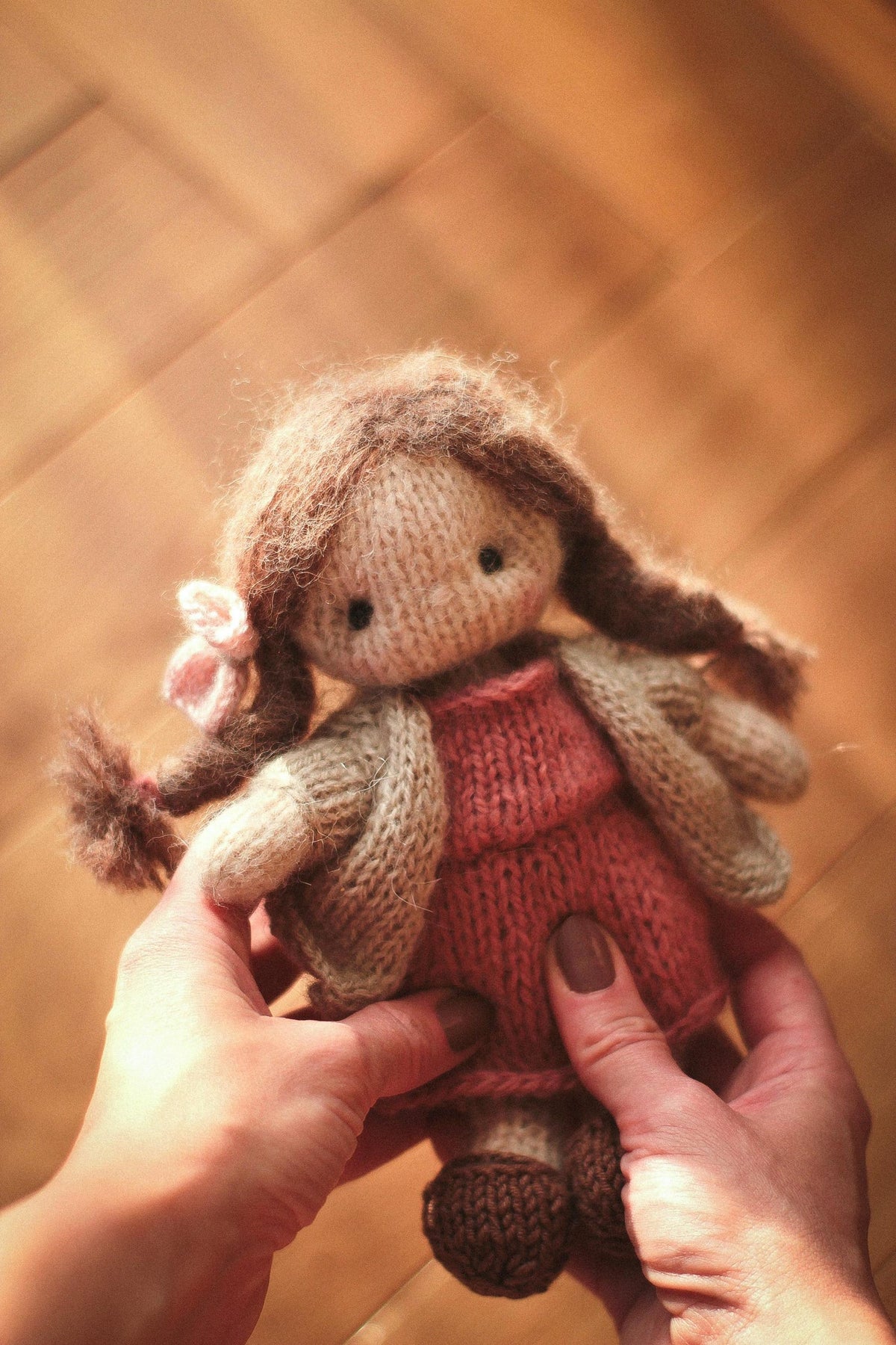 Knitting Pattern Girl toy